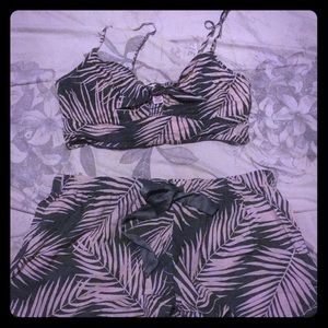 Victoria’s Secret two piece set. Shorts/bra top